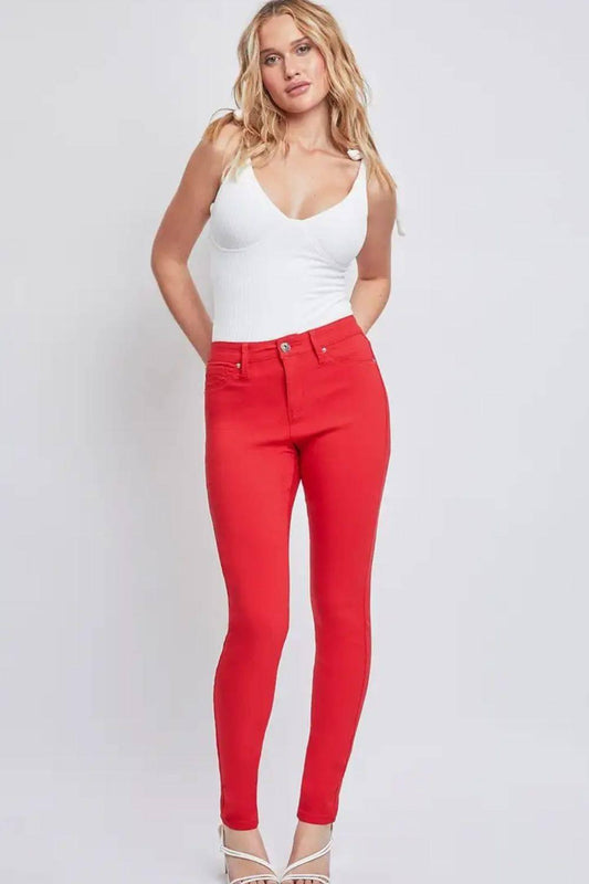YMI Jeanswear Full Size Hyperstretch Mid-Rise Skinny Jeans - Clothes For Her Online Store
