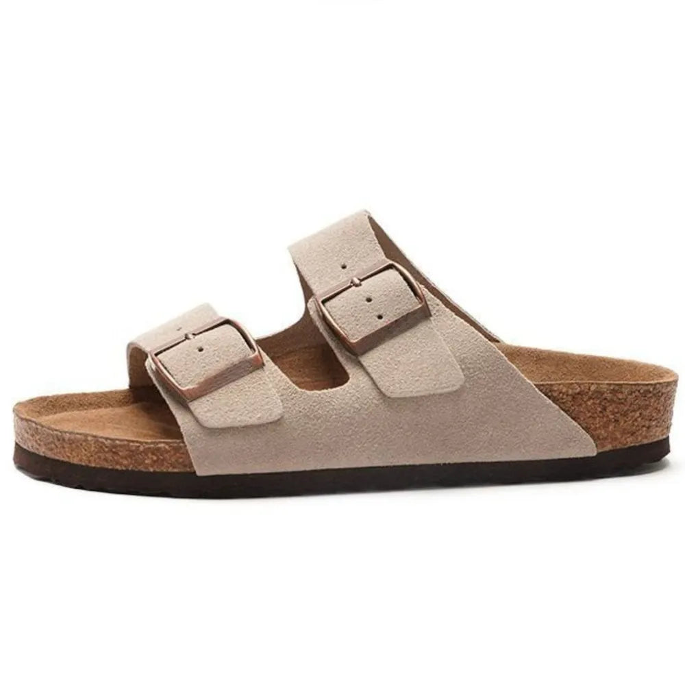 Double Buckle Open Toe Sandals