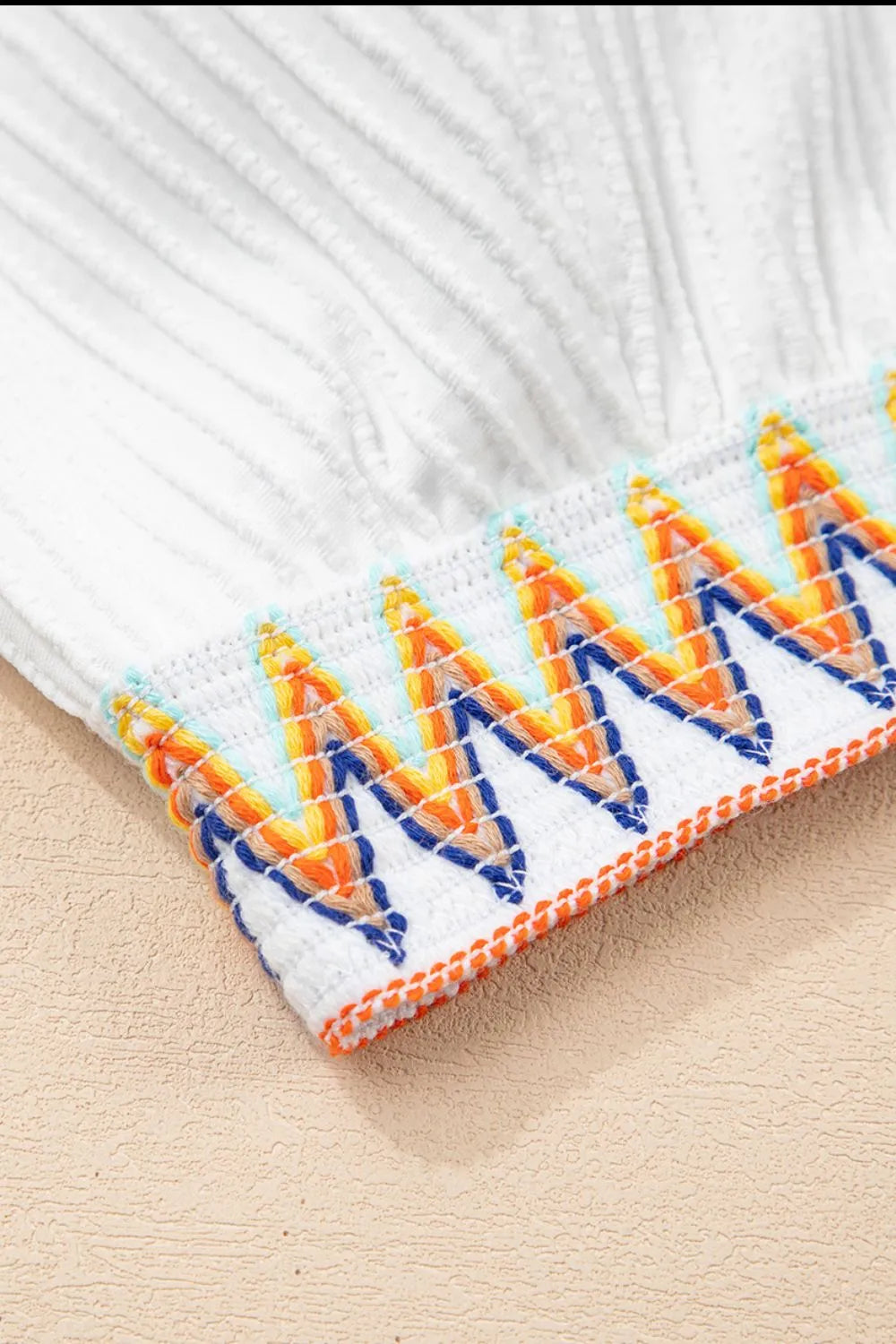 Textured Contrast Banding Bikini High Waist 2pcs Swimsuit