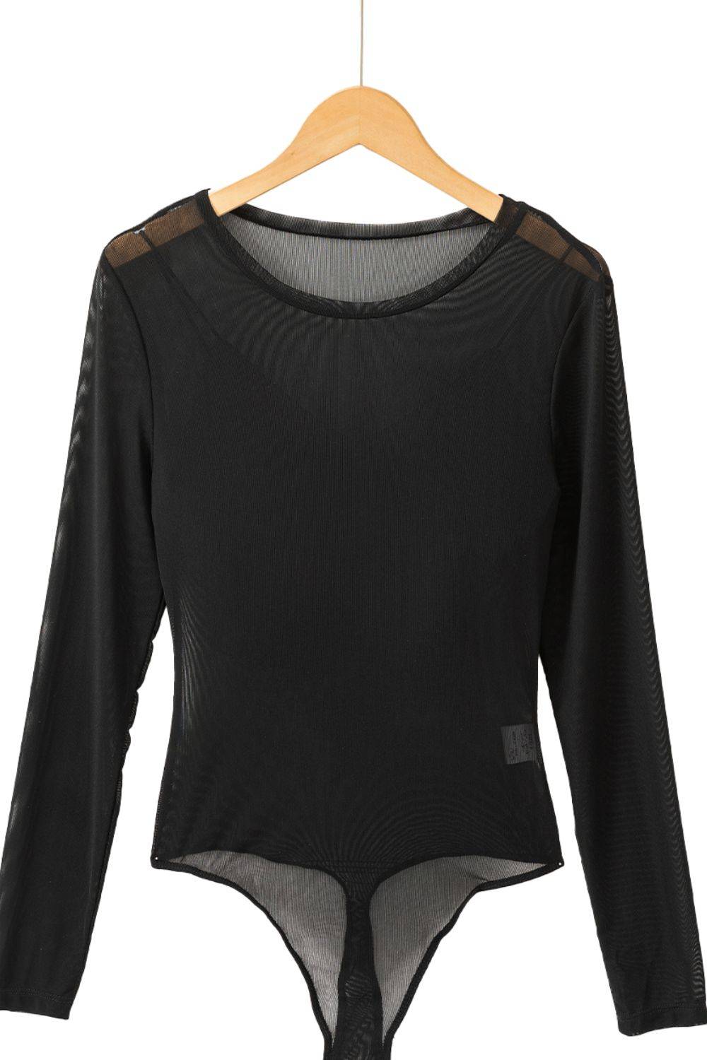 V-Neck Cami and Round Neck Long Sleeve Bodysuit Set - Clothes For Her Online Store