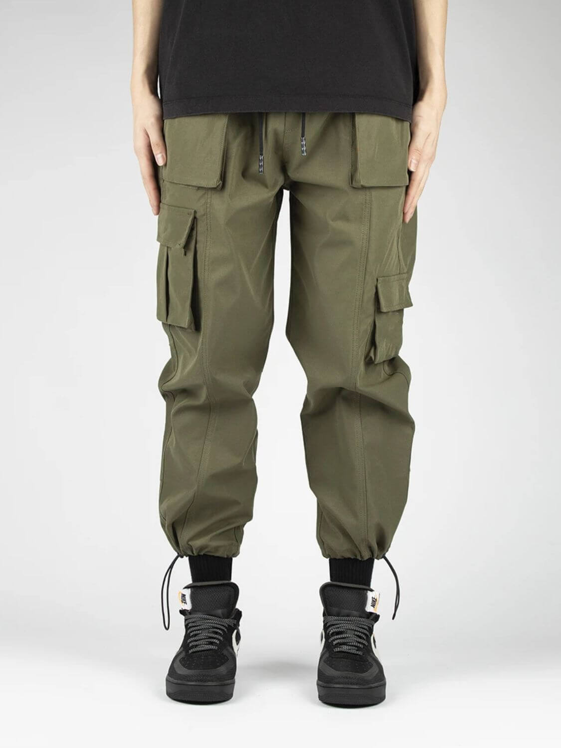 Men's Drawstring Cargo Pants