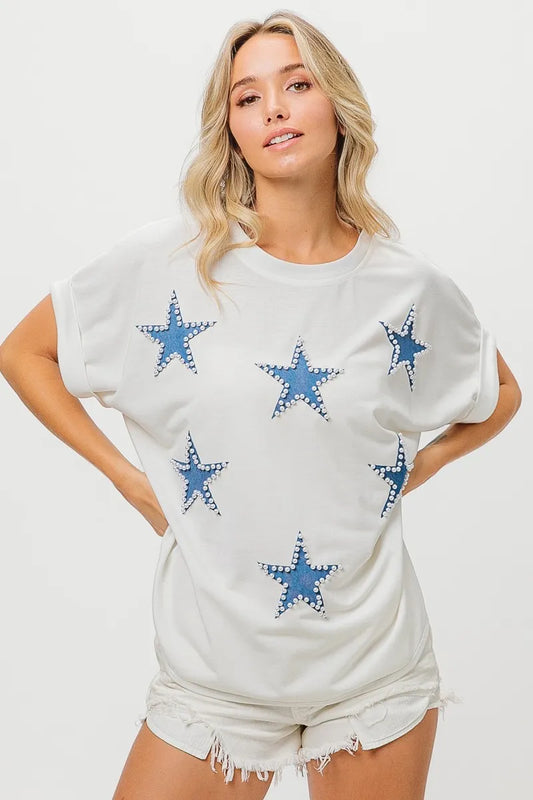 BiBi Fourth Of July Terry T-Shirt