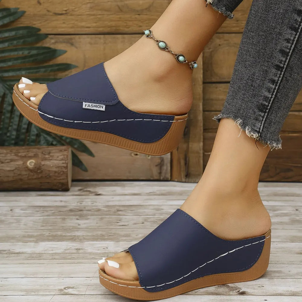 Open Toe Wedge Sandals