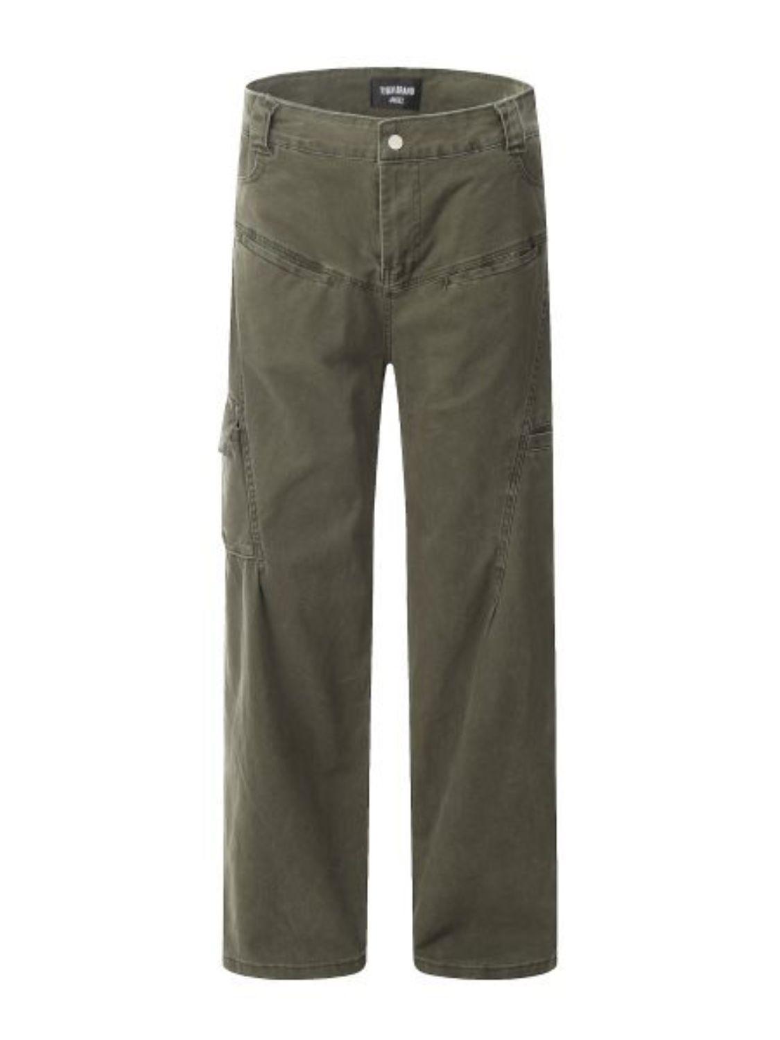 Men's Straight Leg Cargo Pants - Clothes For Her Online Store