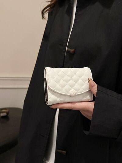 PU Leather Solid Color Wallet - Clothes For Her Online Store