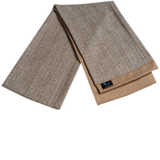 Tan Mens Wool Scarf - Fashion neck scarf for winters