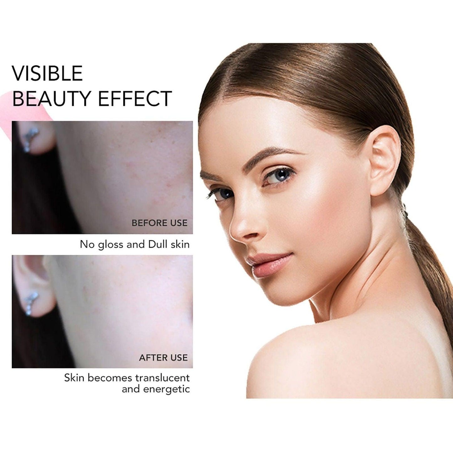AILKE Rose Facial Cleanser, Women Brightening Moisturizing Cleaning Cleaner, Hydrating, Reduce Blemish, For All Skin Types