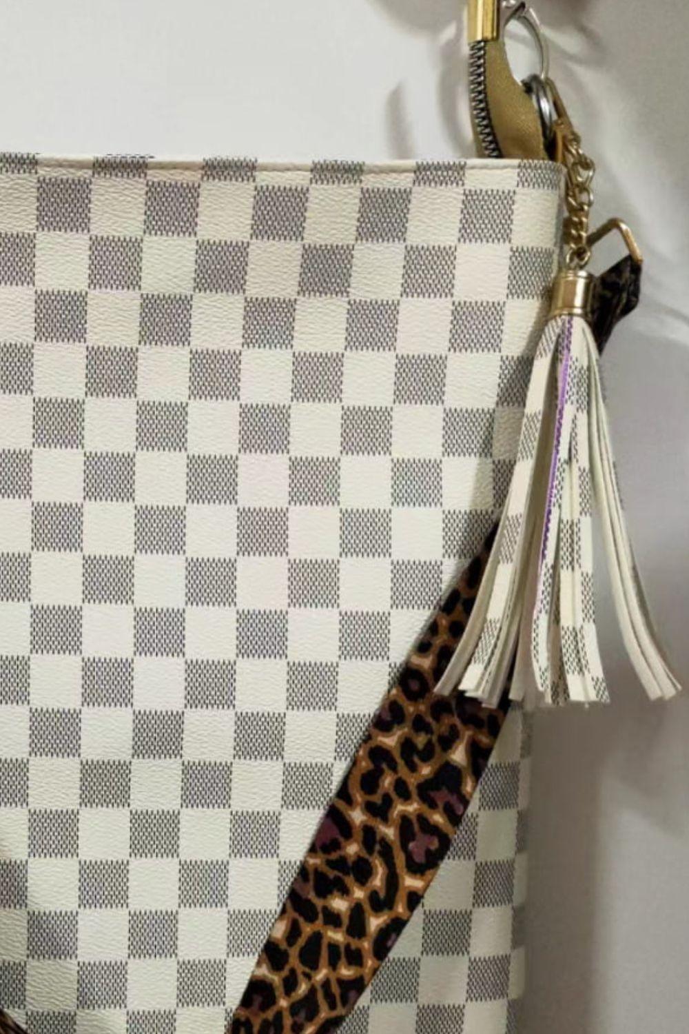 Adored PU Leather Shoulder Bag with Tassel - Clothes For Her Online Store