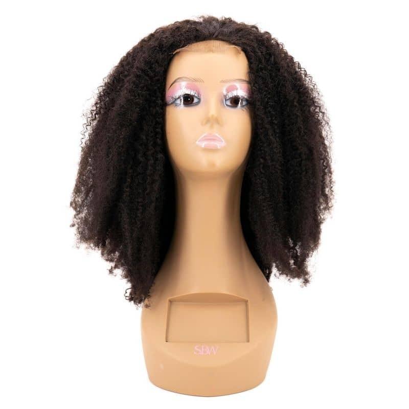 Afro Kinky 4x4 Transparent Closure Wig - Clothes For Her Online Store