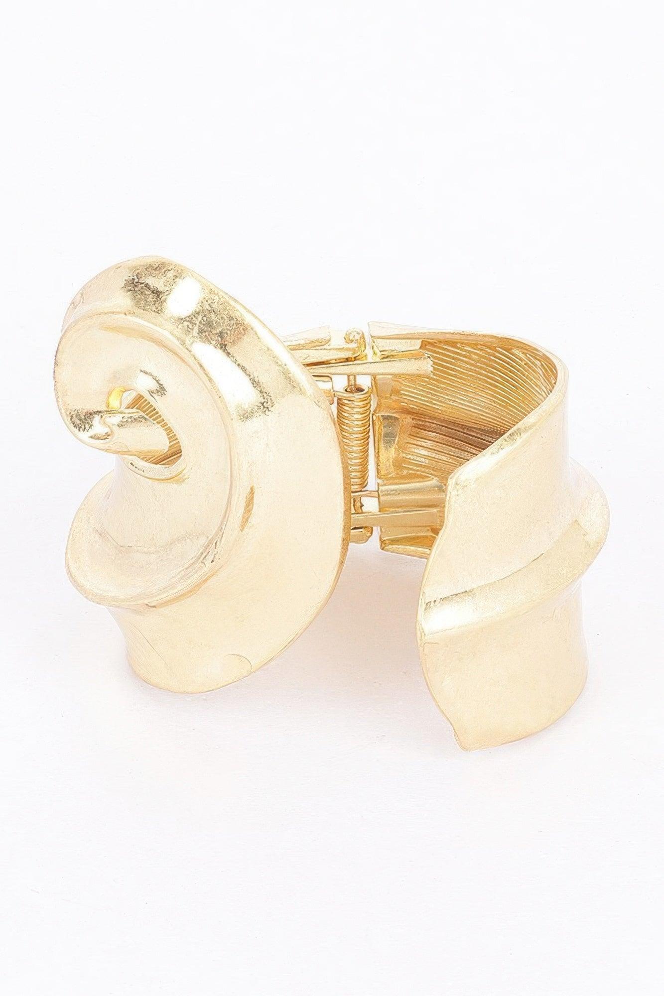 Alloy Casting Spring Hinge Bracelet - Clothes For Her Online Store