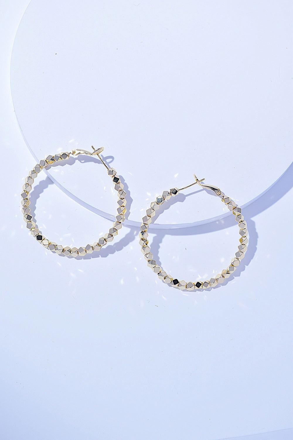 Alloy Hoop Earrings - Clothes For Her Online Store
