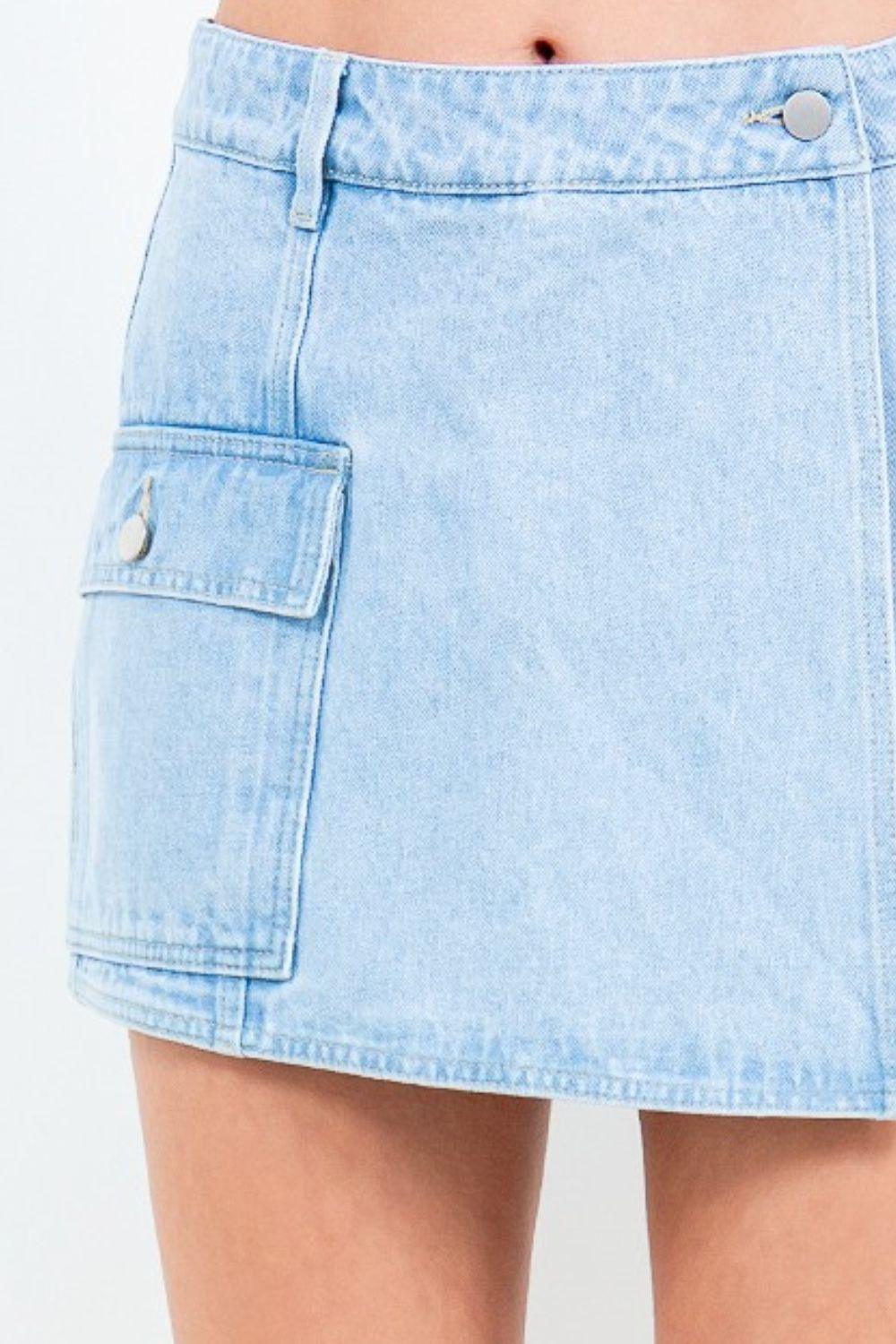 American Bazi Cargo Pocket Mini Skort - Clothes For Her Online Store