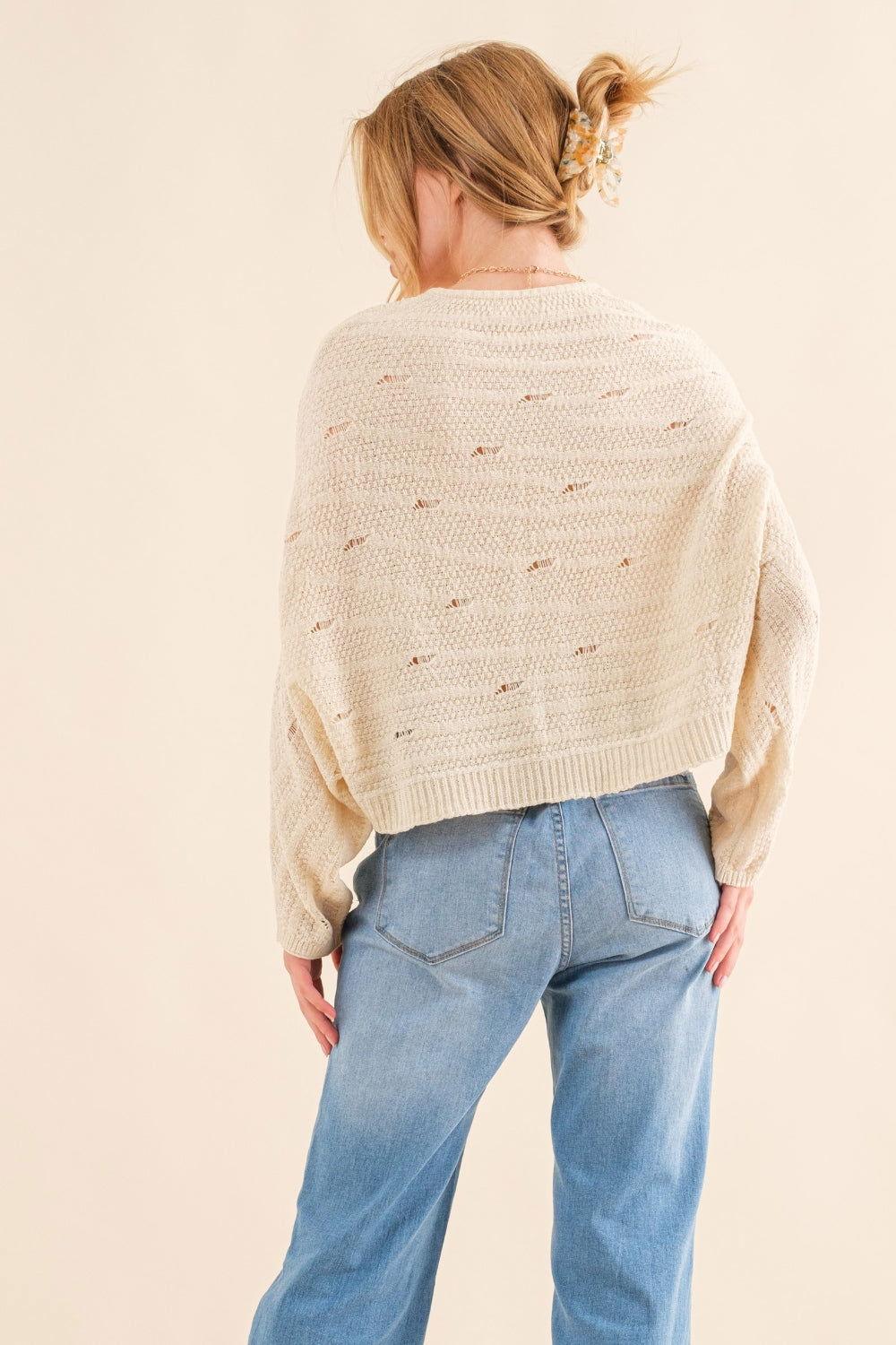 And The Why Dolman Sleeves Sweater - Clothes For Her Online Store