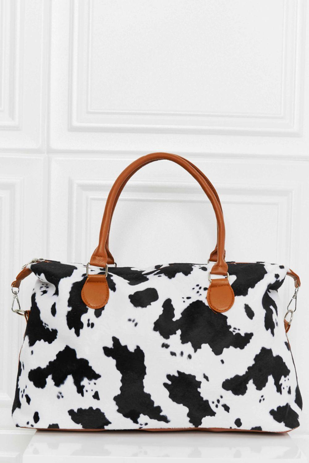 Animal Print Brushed Weekender Bag - Clothes For Her Online Store