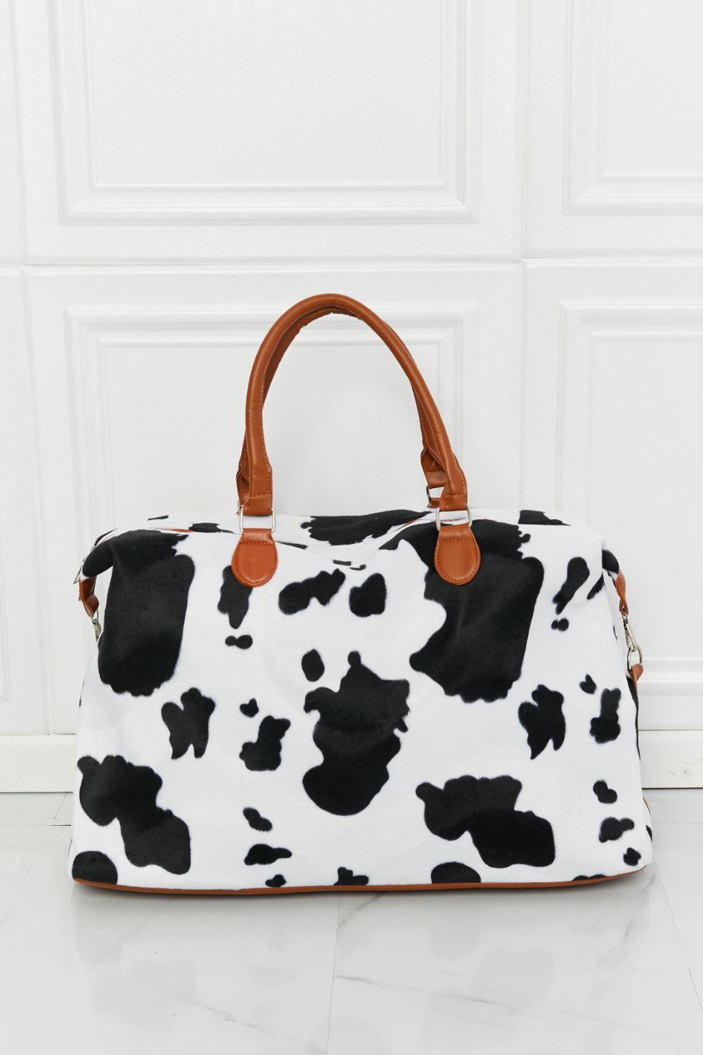 Animal Print Plush Weekender Bag - Clothes For Her Online Store