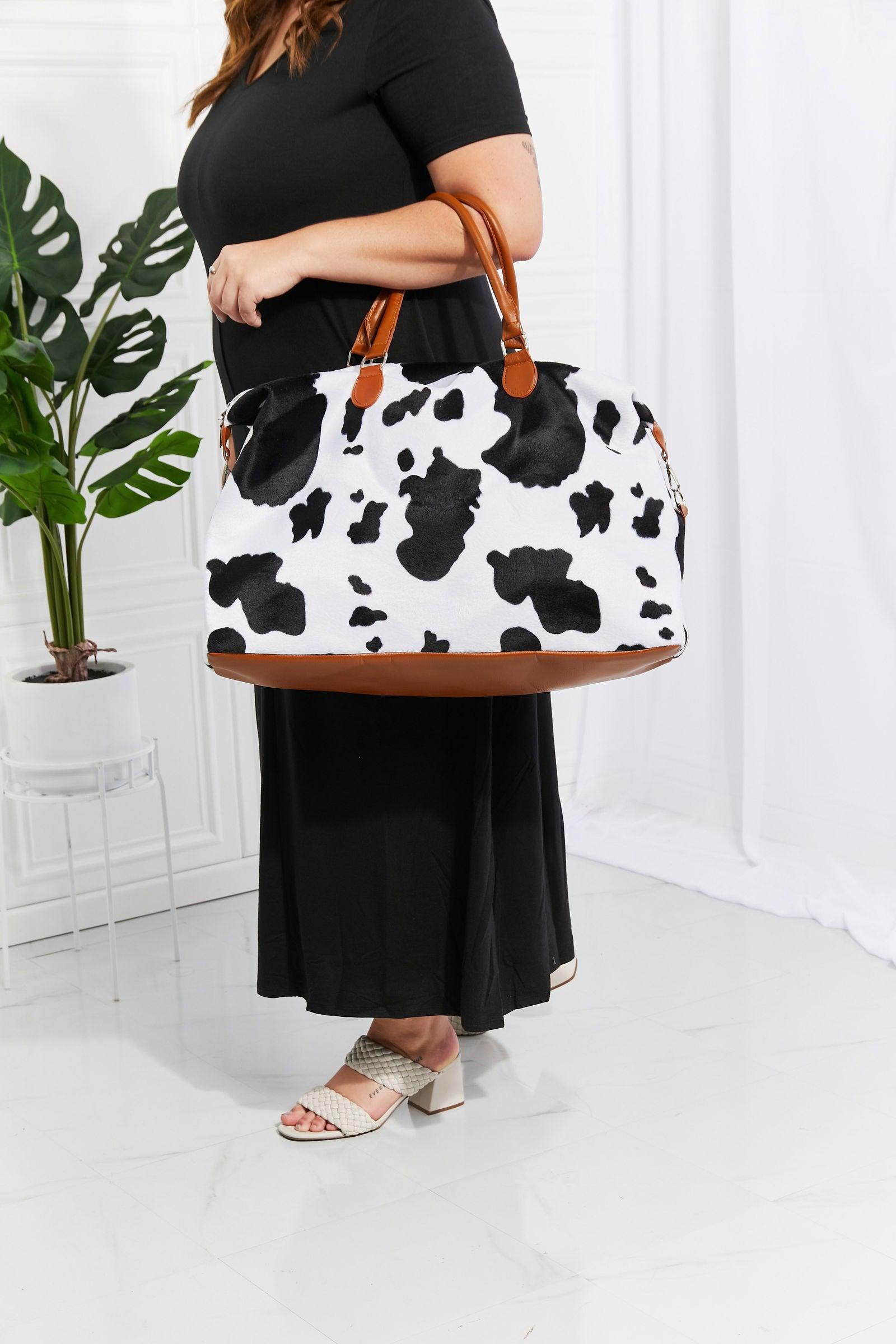 Animal Print Plush Weekender Bag - Clothes For Her Online Store