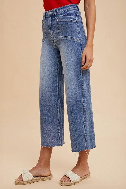 Annie Wear High Rise Wide Leg Jeans - Clothes For Her Online Store