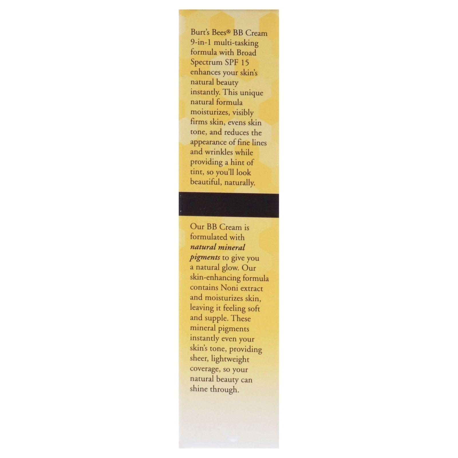 BB Cream SPF 15 - Light-Medium by Burts Bees for Women - 1.7 oz Makeup - Clothes For Her Online Store