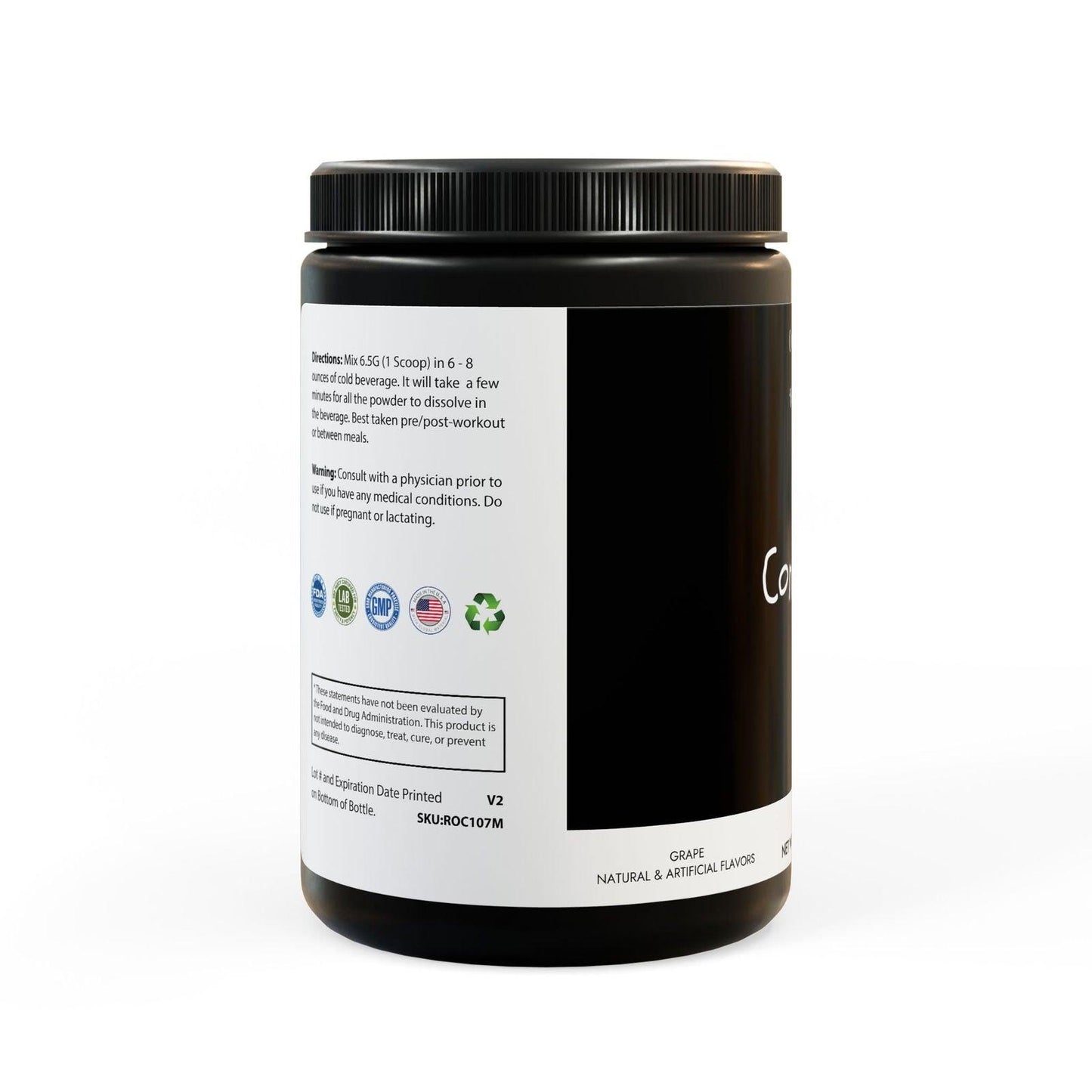 BCAA Supplement, Grape (325g, 11.46oz, 50 servings) - Clothes For Her Online Store