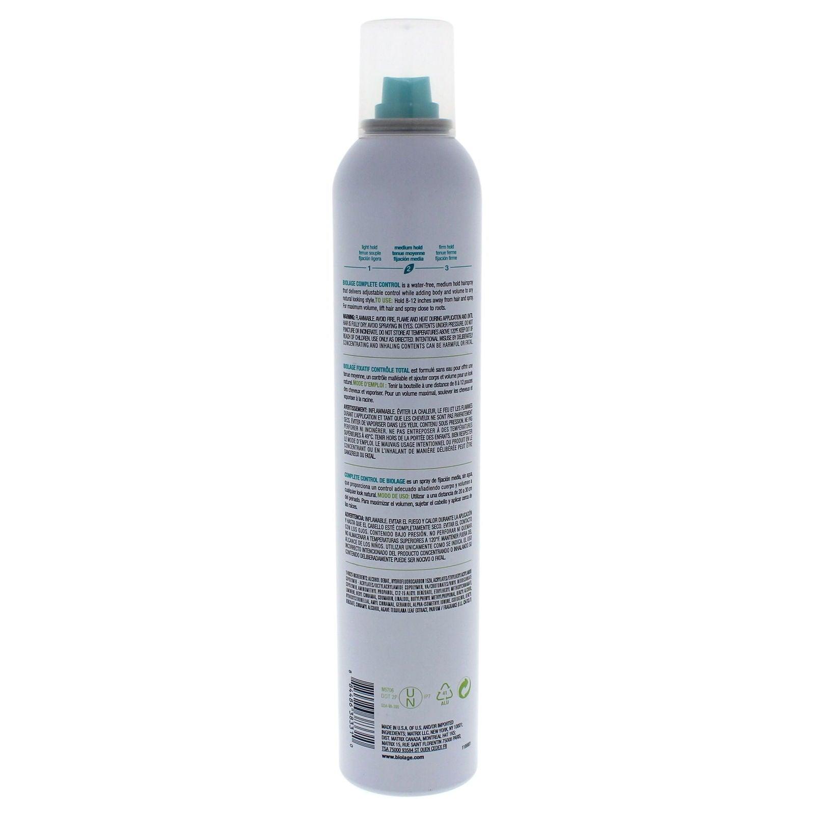 Biolage Complete Control Fast Drying Hairspray - Medium Hold by Matrix for Unisex - 10 oz Hair Spray - Clothes For Her Online Store