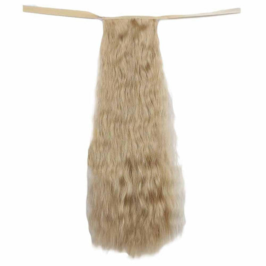 Blond Hair 50 cm Long Curly Hair Wig Synthetic Hair Wig Hair Extension Ponytail Halloween Dress Up Cosplay - Clothes For Her Online Store