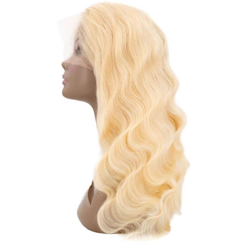 Blonde Body Wave 13x4 Transparent Lace Front Wig - Clothes For Her Online Store