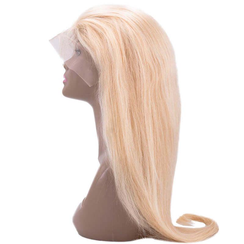 Blonde Straight 13x4 Transparent Lace Front Wig - Clothes For Her Online Store