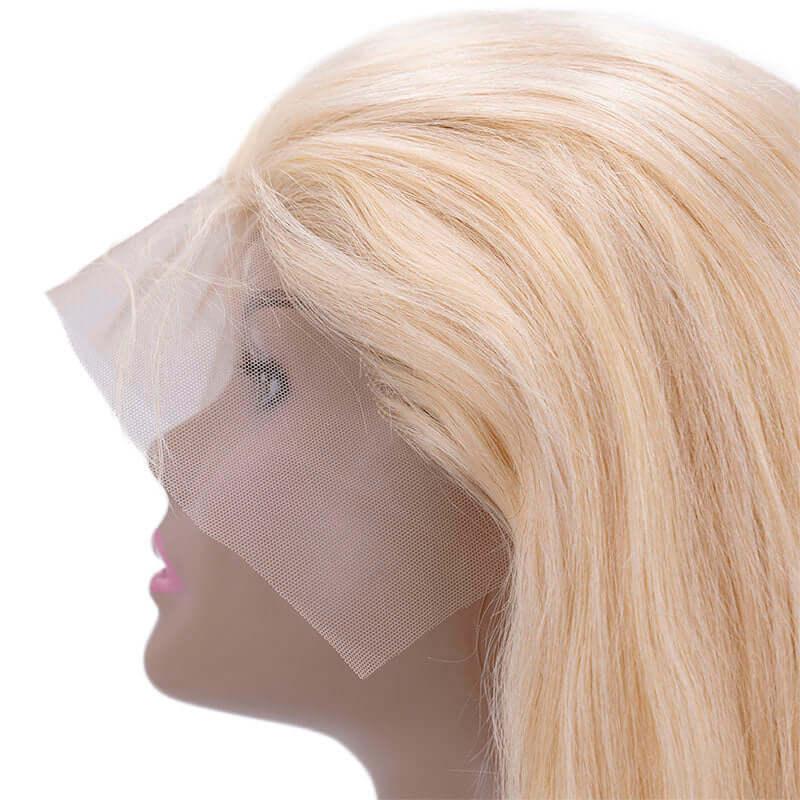 Blonde Straight 13x4 Transparent Lace Front Wig - Clothes For Her Online Store