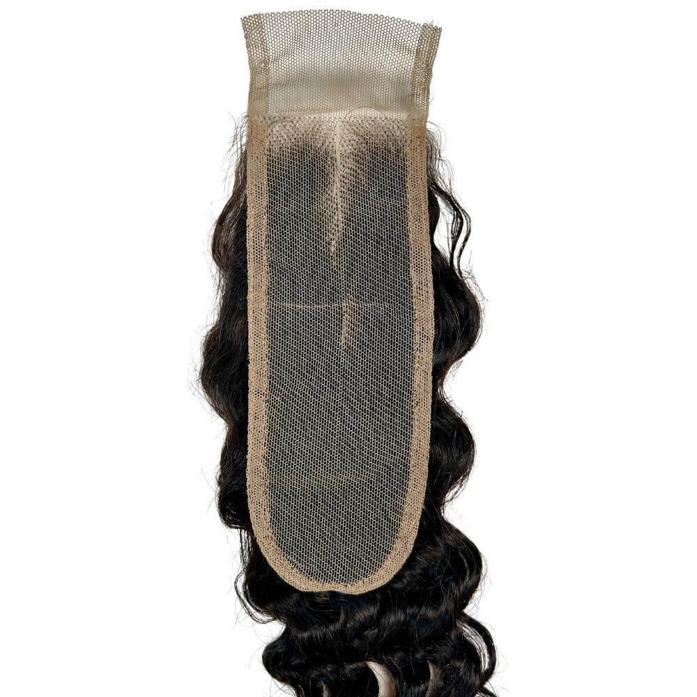 Brazilian Deep Wave 2x6 Transparent Closure - Clothes For Her Online Store