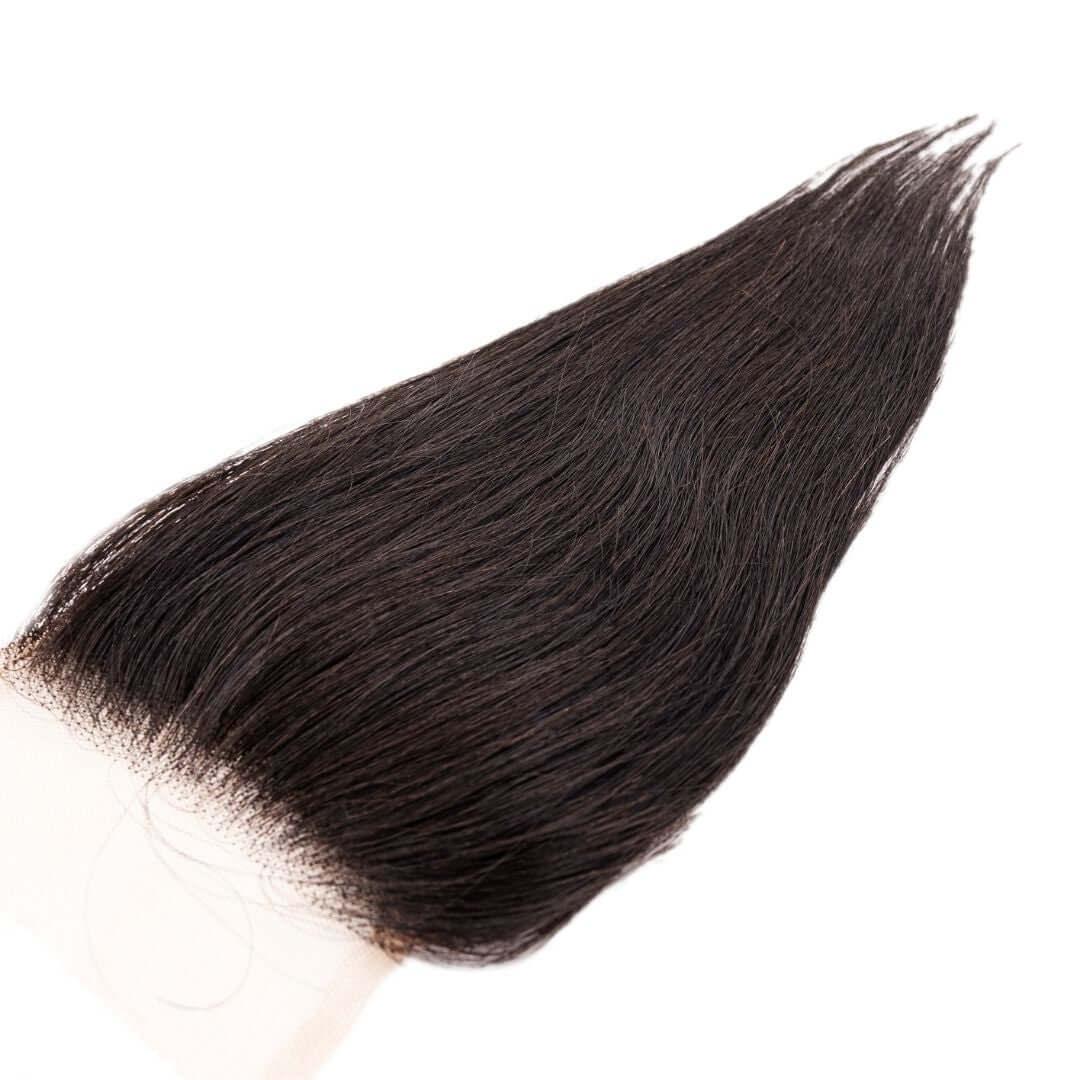 Brazilian Silky Straight 4x4 Transparent Closure - Clothes For Her Online Store