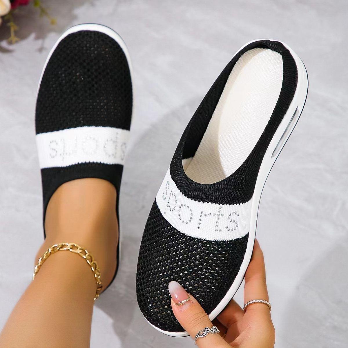 Breathable Mesh Round Toe Sandals - Clothes For Her Online Store