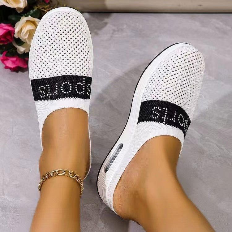 Breathable Mesh Round Toe Sandals - Clothes For Her Online Store