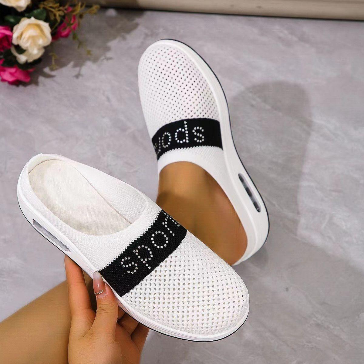 Breathable Mesh Round Toe Sandals - Clothes For Her Online Store