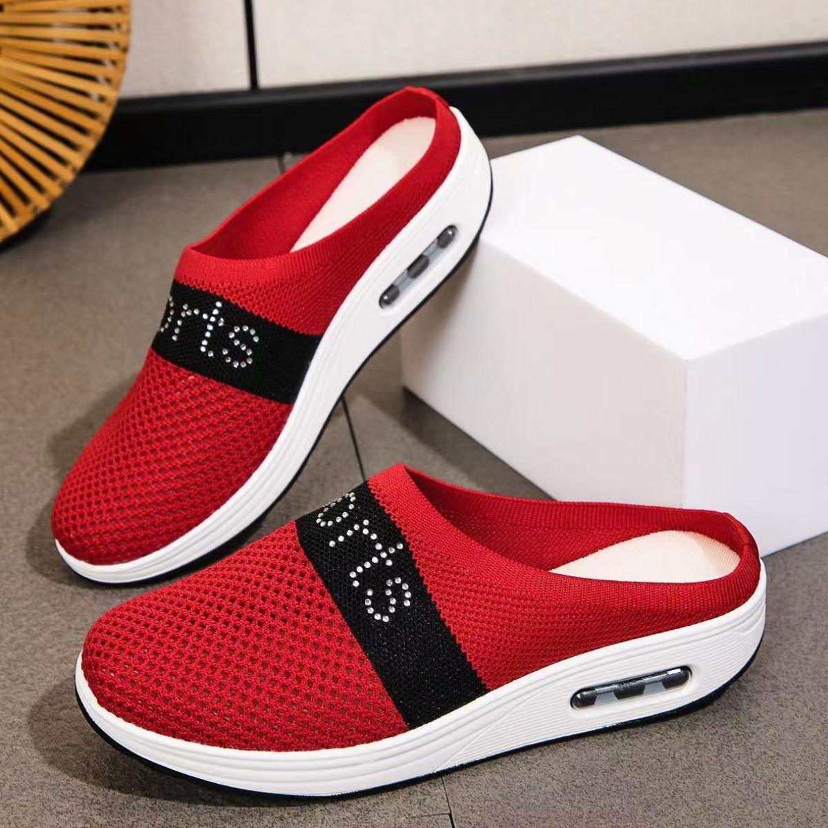 Breathable Mesh Round Toe Sandals - Clothes For Her Online Store