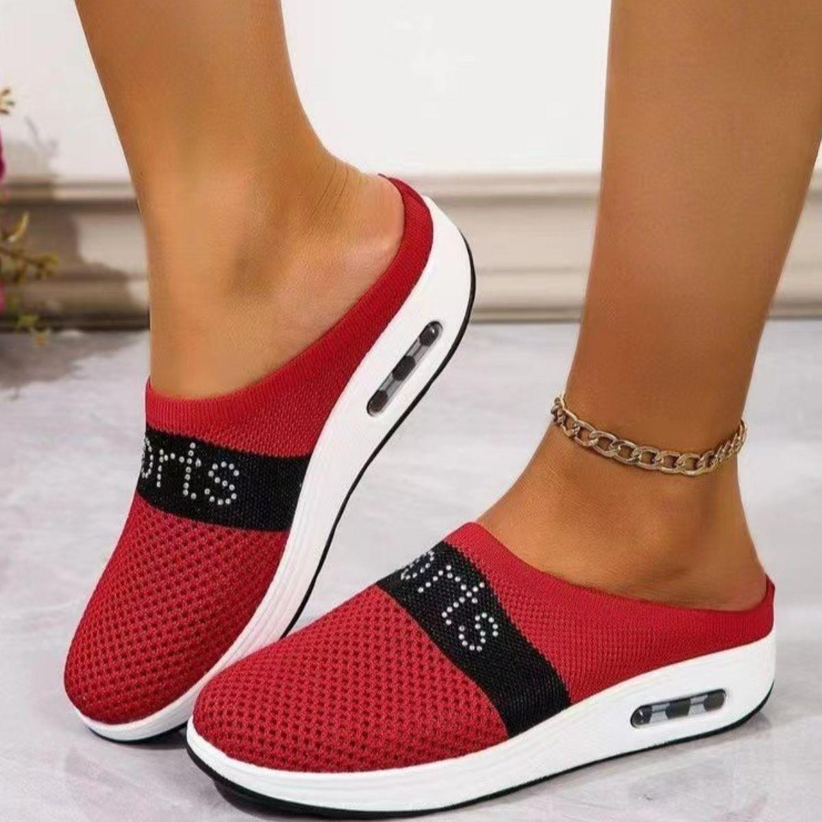Breathable Mesh Round Toe Sandals - Clothes For Her Online Store