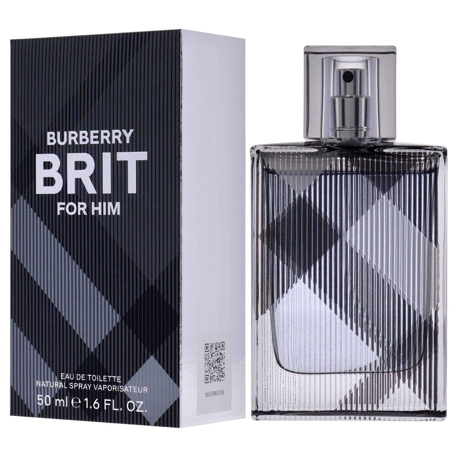 Burberry Brit by Burberry for Men - 1.6 oz EDT Spray - Clothes For Her Online Store