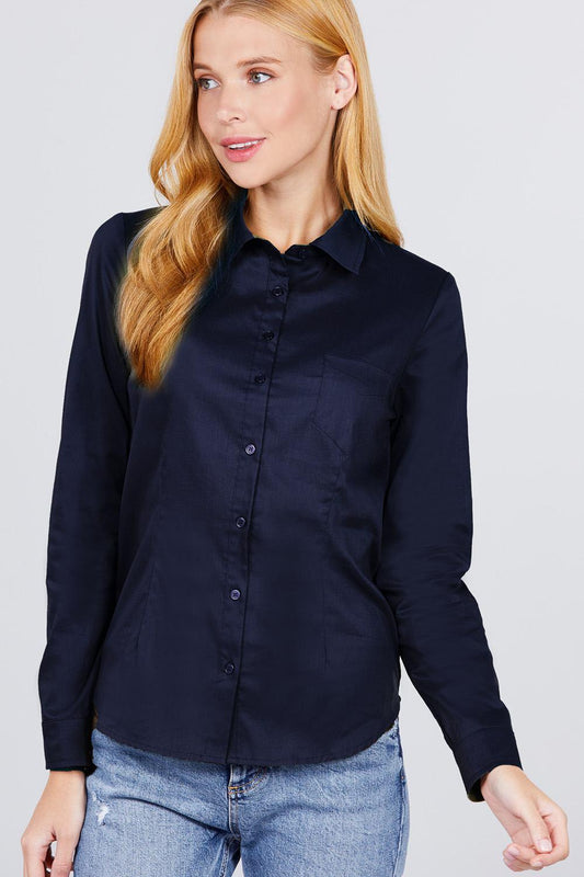 Button Down Woven Shirts - Clothes For Her Online Store