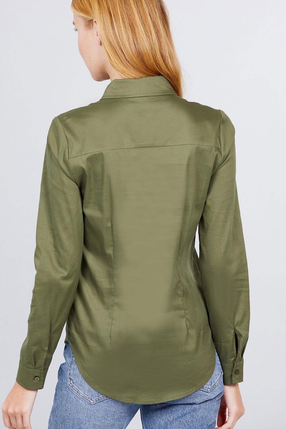 Button Down Woven Shirts - Clothes For Her Online Store