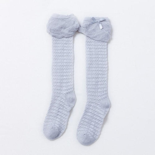 Baby Girls Leg High Barrel Cotton Socks