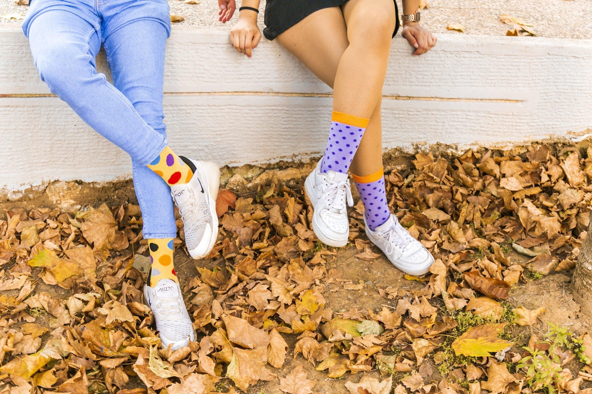 Men's Blonde Dot Socks