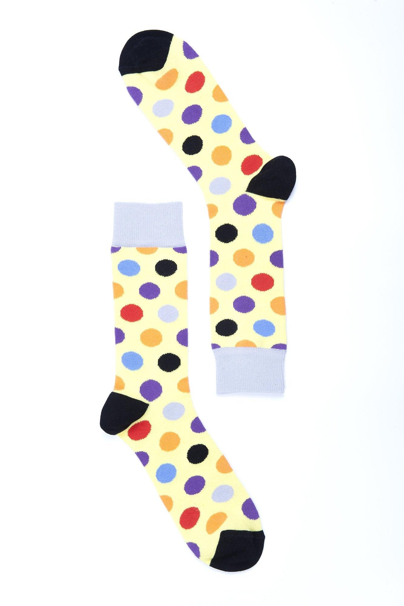 Men's Blonde Dot Socks