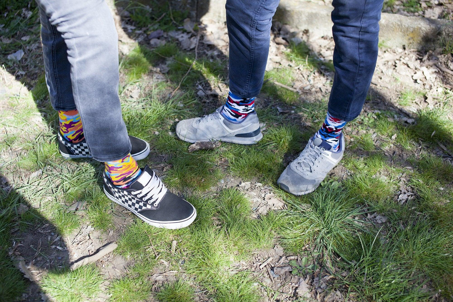 Men's Red Marine Camo Socks