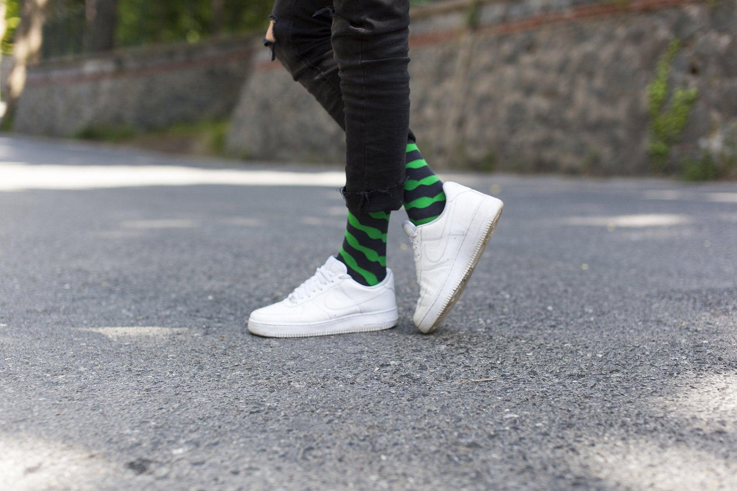 Men's Solid Waves Socks