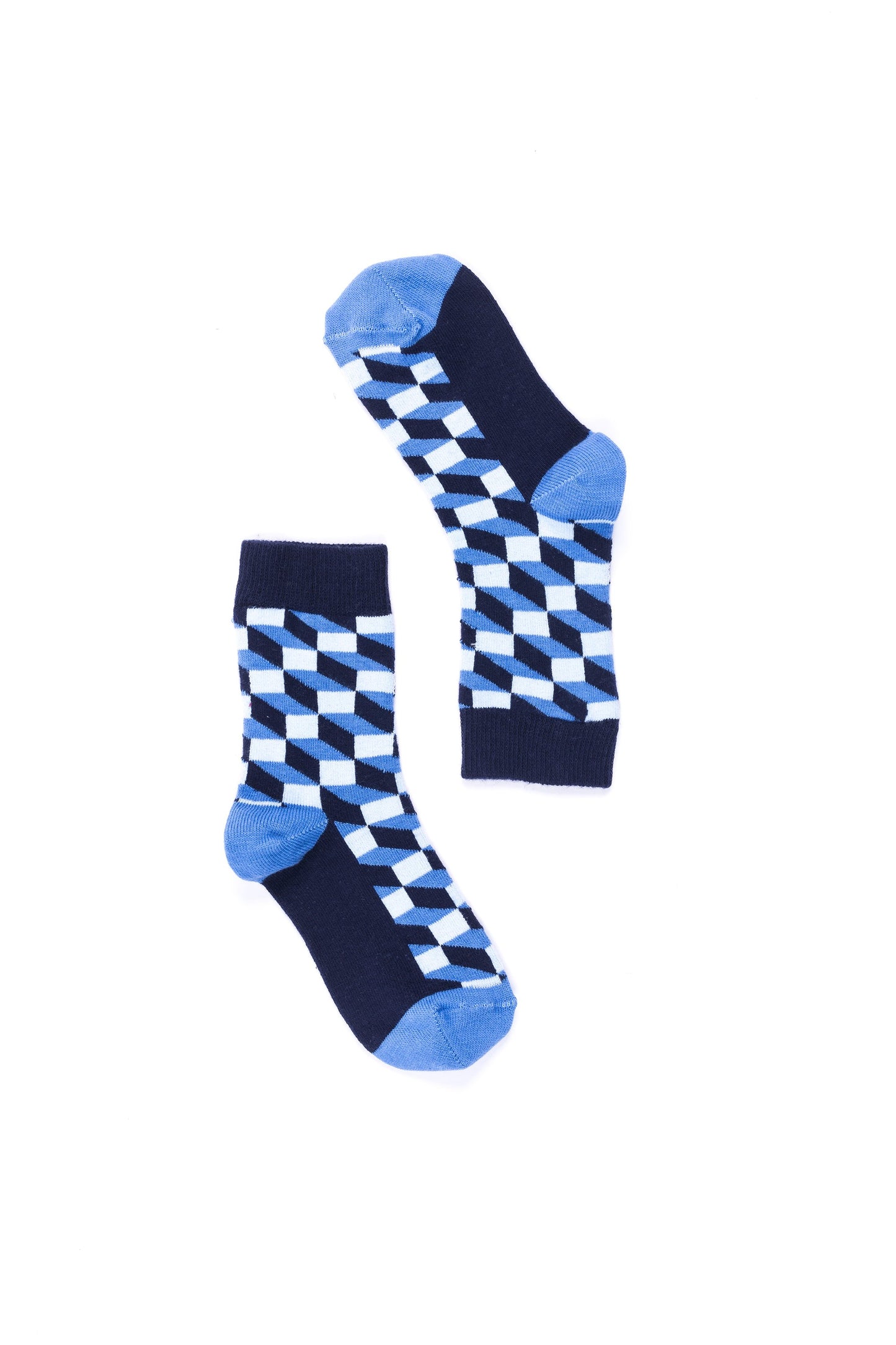 Women's Navy Block Socks