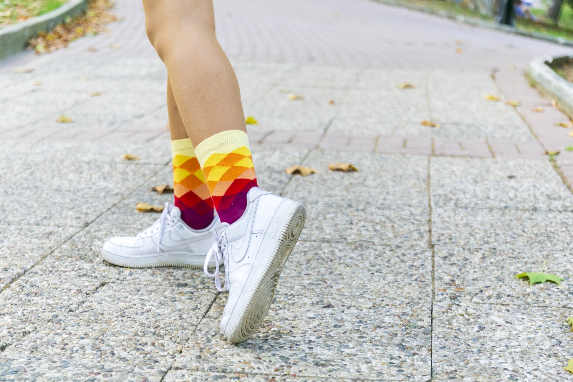 Women's Flame Diamond Socks