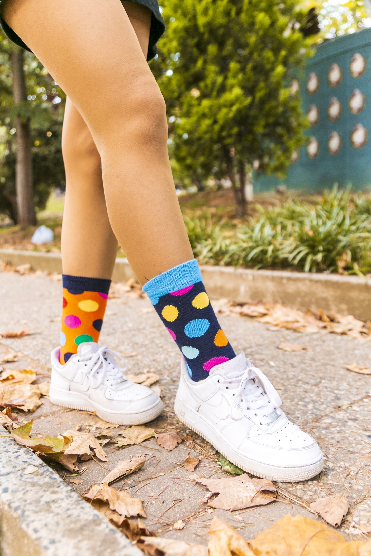 Women's Mandarin Dot Socks