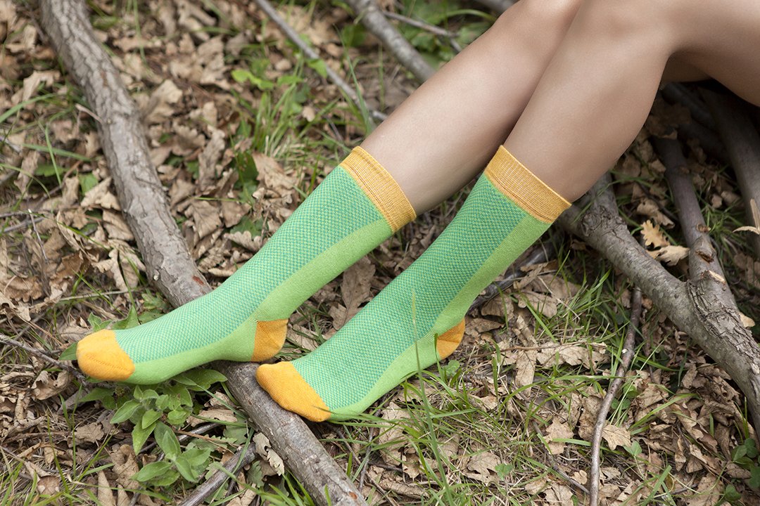 Women's Green Marmalade Socks