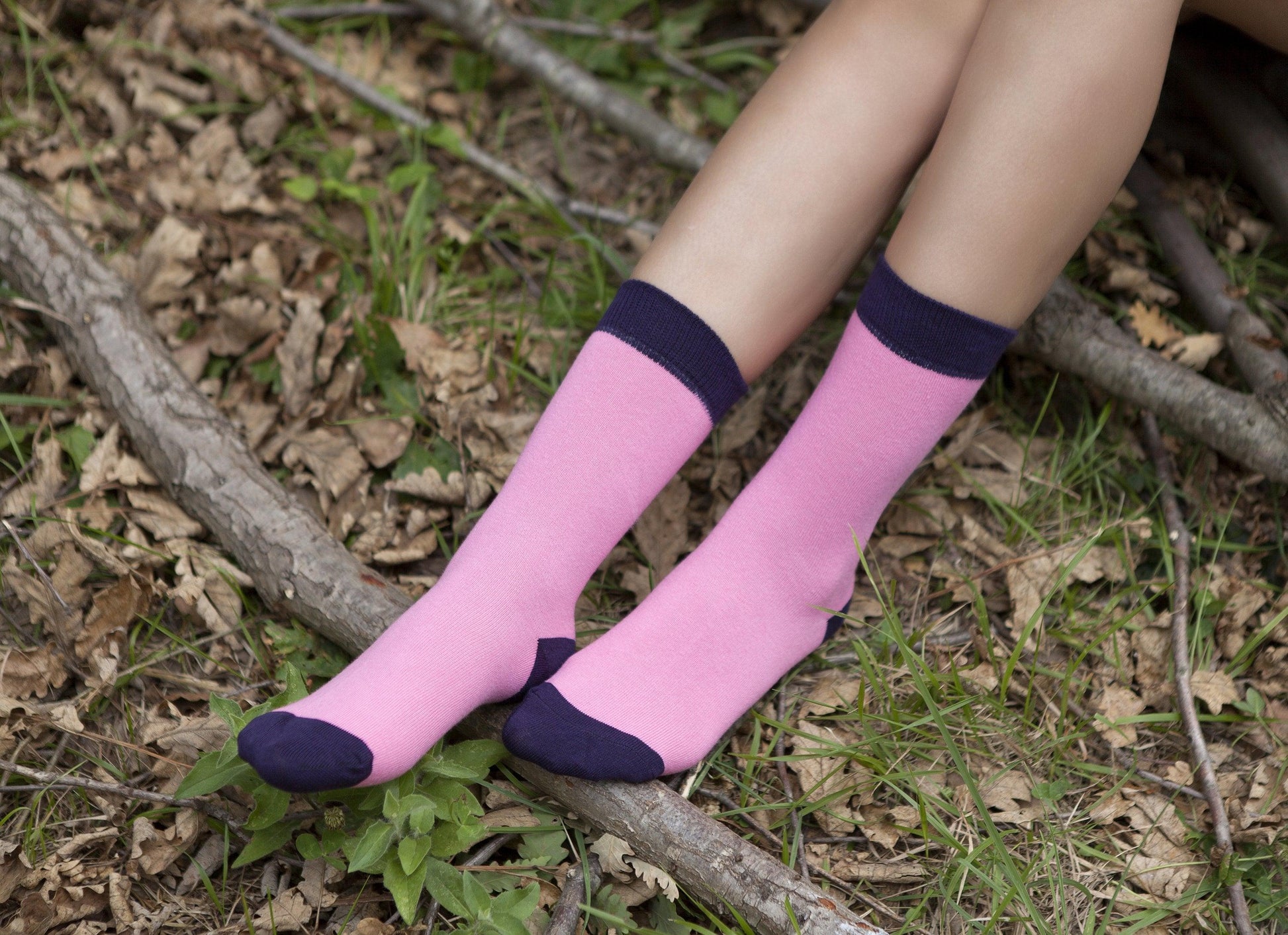 Women's Solid Mix Set Socks Set