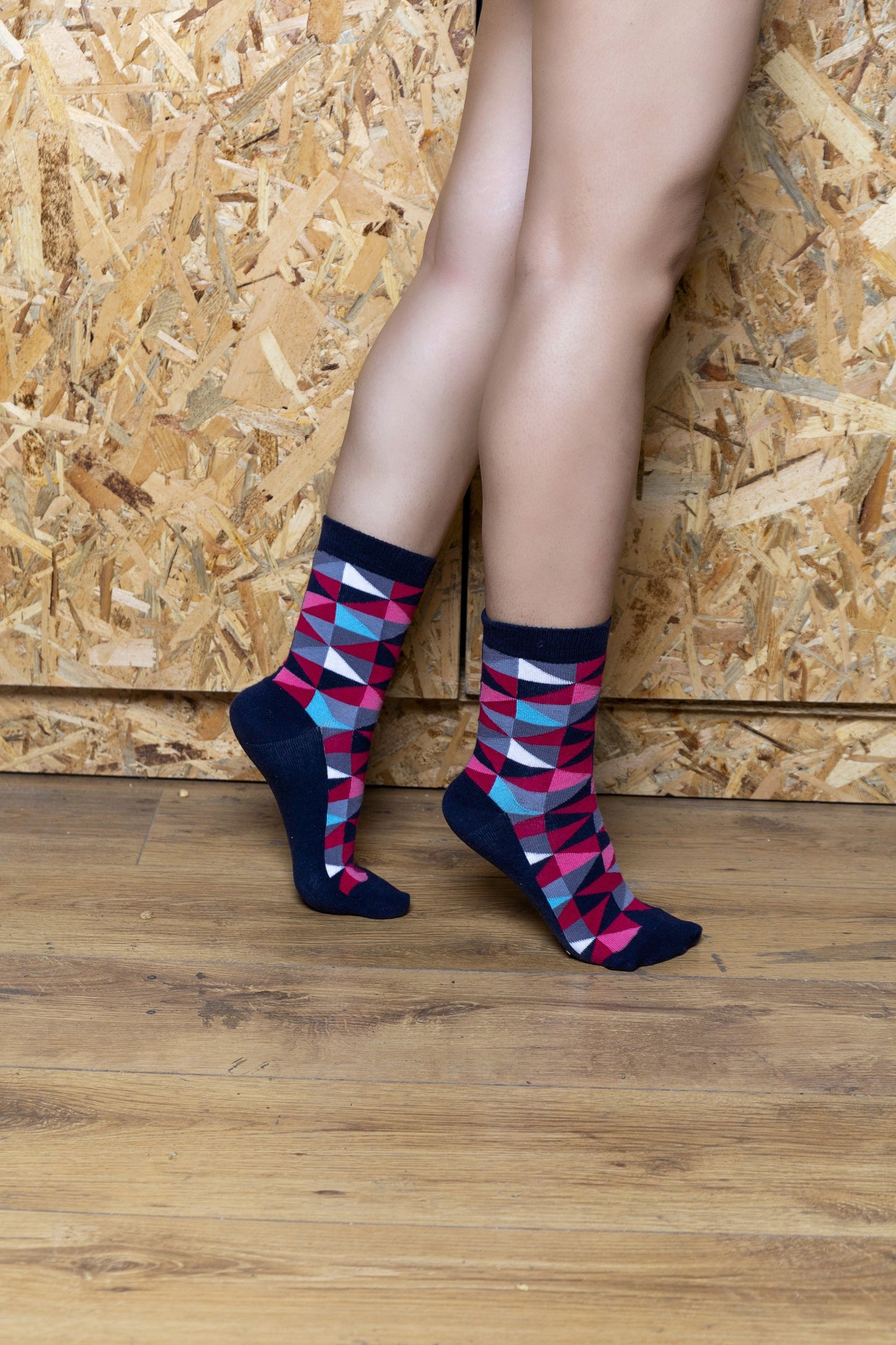 Women's Red Triangle Socks