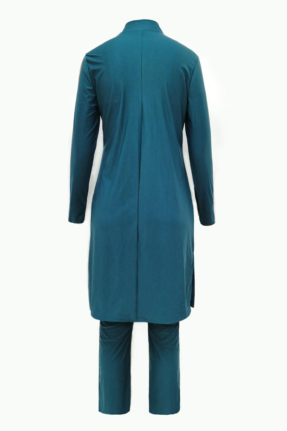 Cap, Quarter Zip Top and Pants Swim Set - Clothes For Her Online Store